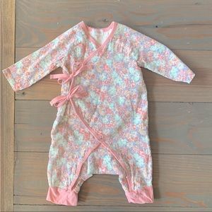 Angel Dear Floral Kimono Romper